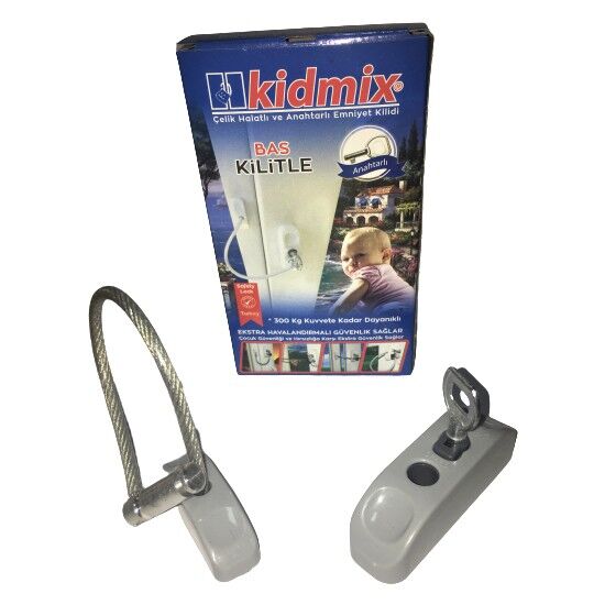 Halatlı Pimapen Kilidi Beyaz