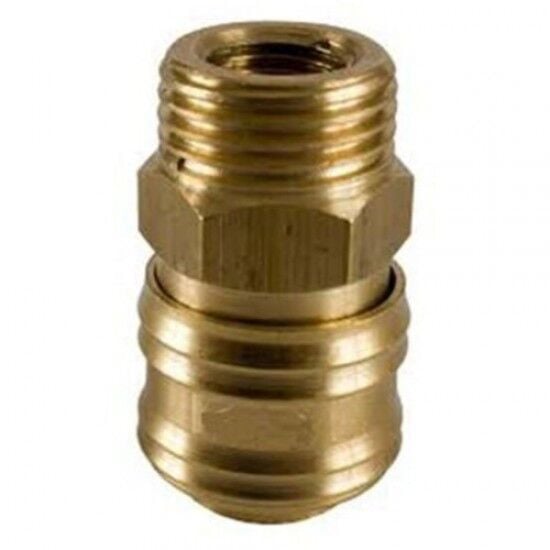 Stoper 1/4'' Erkek Gövde Bilyalı Sarı