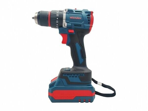 Wonder WAM28S 20V 1.5 Ah Li-ion Çift Akülü Kömürsüz Darbeli Matkap 45Nm