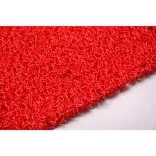 Kıvırcık Yolluk-Paspas 12mm (1metre) - Kırmızı