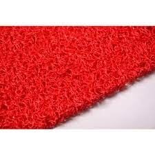 Kıvırcık Yolluk-Paspas 12mm (1metre) - Kırmızı