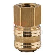 Stoper 3/8'' Dişi Gövde Bilyalı Sarı