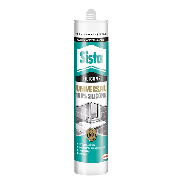 Sista Akvaryum Silikon Kartuş Şeffaf 280ml