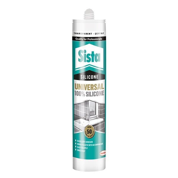 Sista Akvaryum Silikon Kartuş Şeffaf 280ml