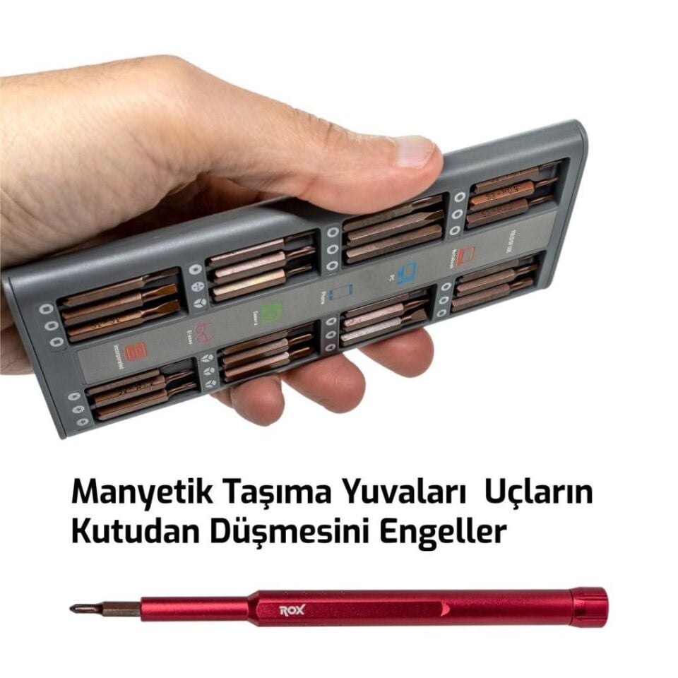 ROX Elektronikçi Tornavida Seti 49 Parça