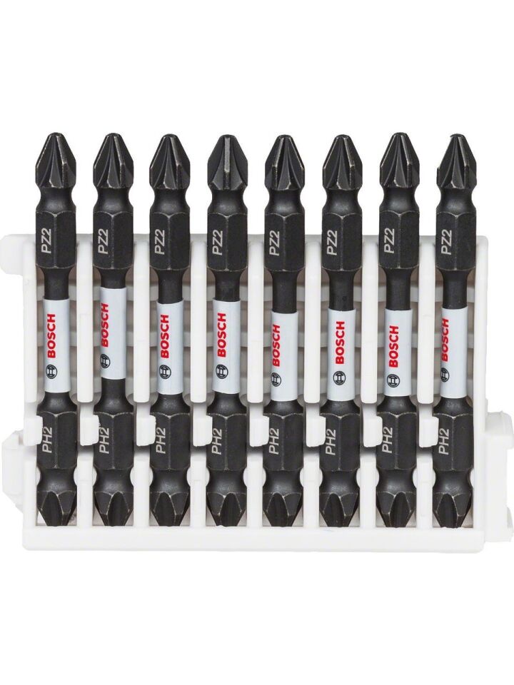 Bosch Impact Control Vidalama Çift Uç PH2-PZ2x65 8'li