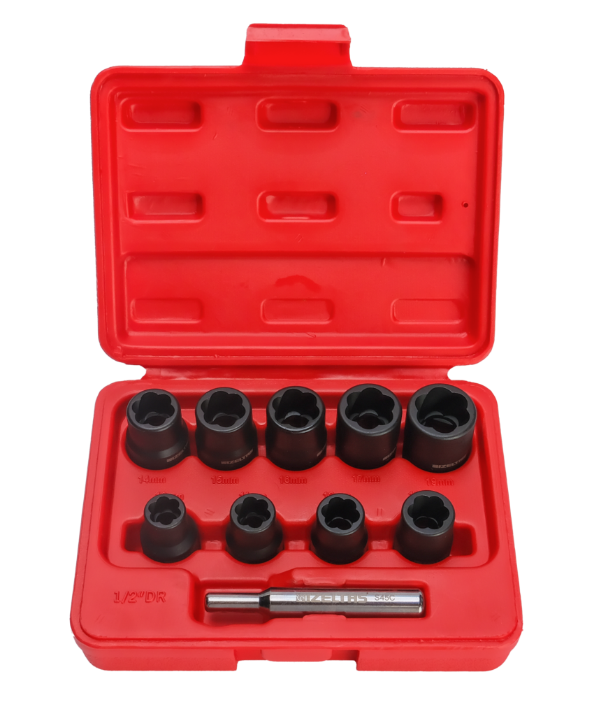 İzeltaş 1/2” Twist Lokma Anahtar Set  (10 parça, mm)