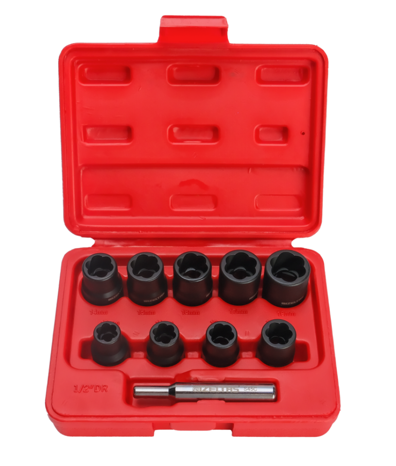 İzeltaş 1/2” Twist Lokma Anahtar Set  (10 parça, mm)