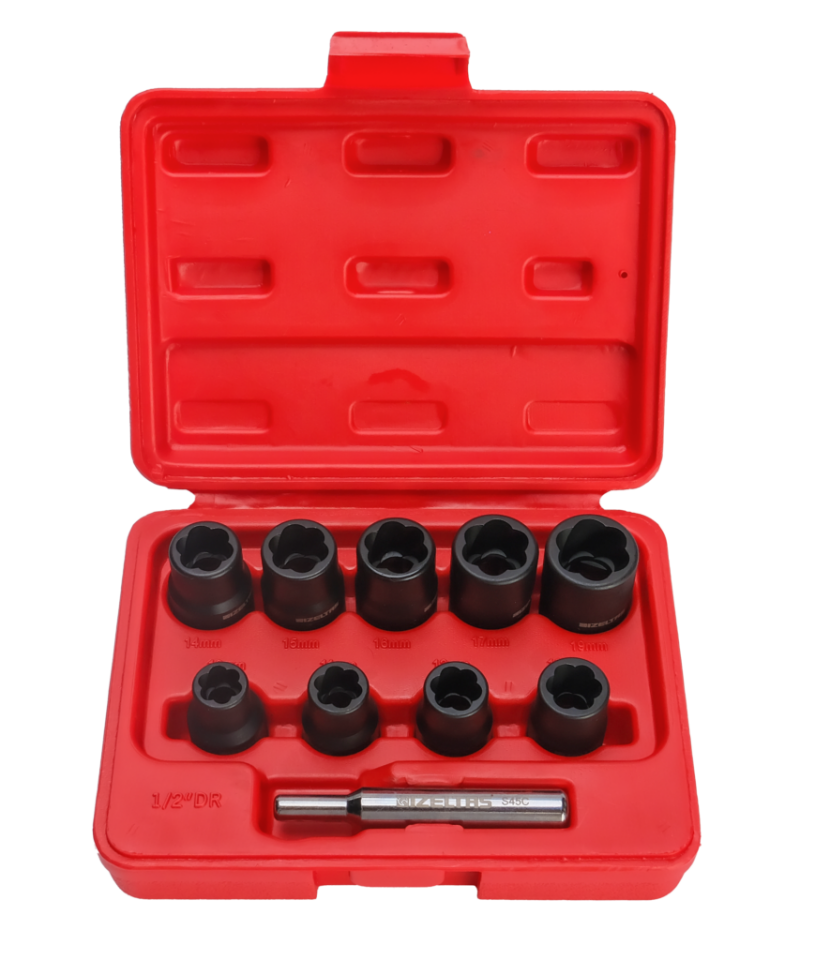 İzeltaş 1/2” Twist Lokma Anahtar Set  (10 parça, mm)