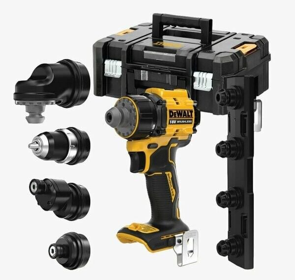 Dewalt DCD803NT-XJ 18V Kömürsüz Çok Başlıklı Matkap (Aküsüz)