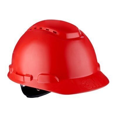 3M Baret Kırmızı Enseden Ayarlı Vidalı H700