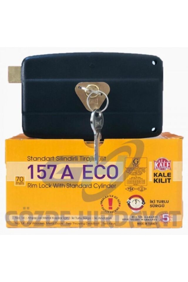 Kale 157/A Eco Trajlı Kilit 70mm Karşılıksız