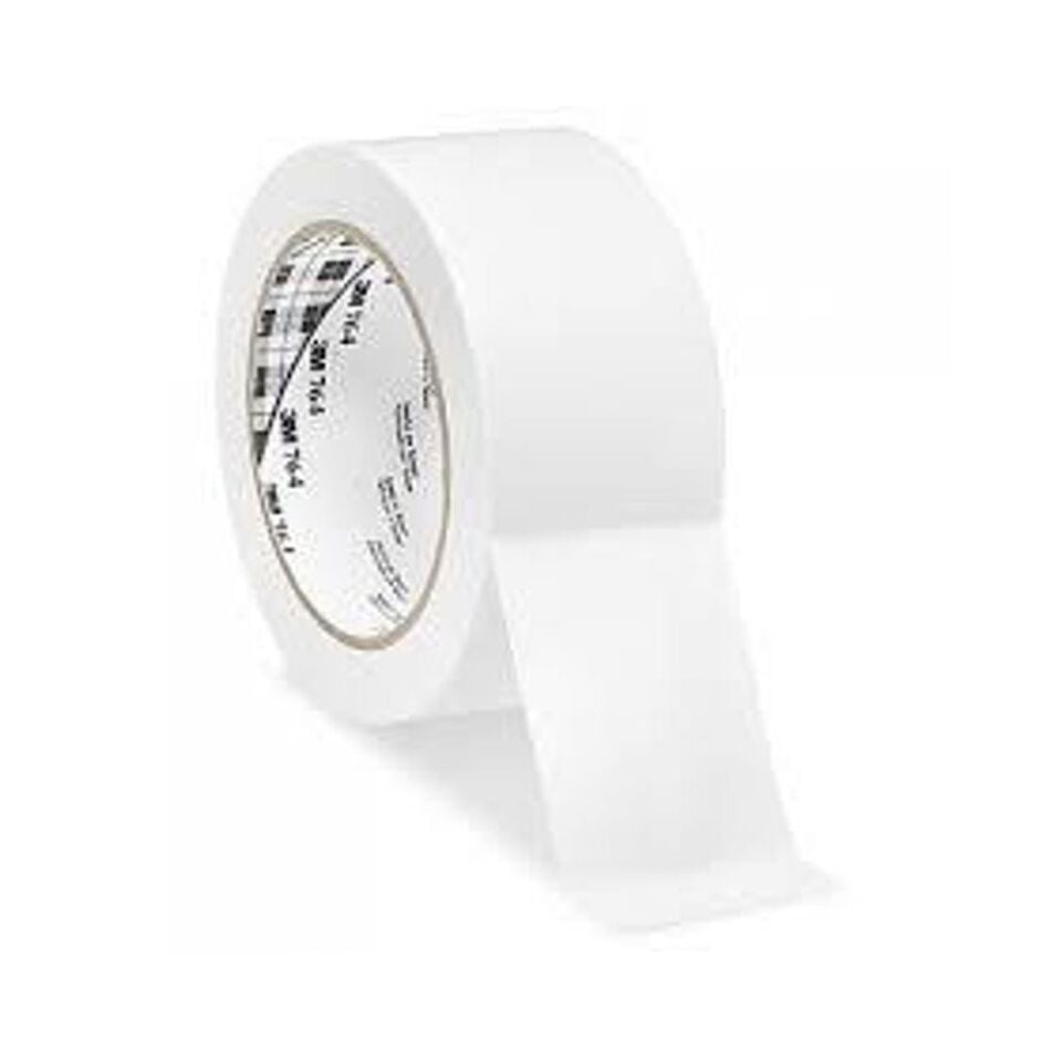 3M 764 Yer İşaretleme Bandı 50mmx33mt Beyaz