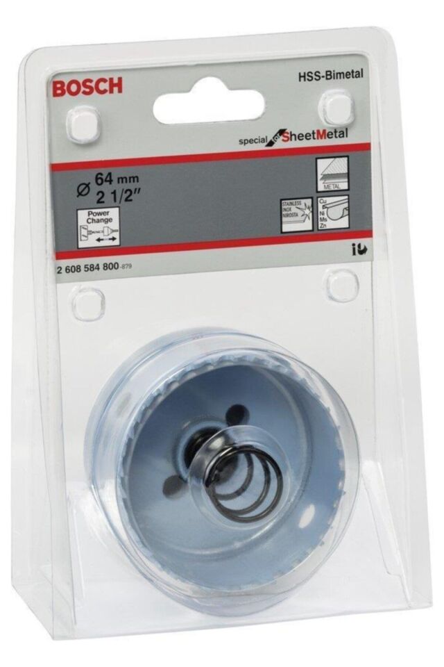 Bosch Sheet Metal Panç 64mm