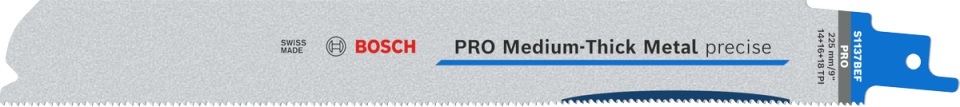 Bosch PRO Medium S1137BEF Tilki Kuyruğu Bıçağı Medium Thick Metal precise 225 mm