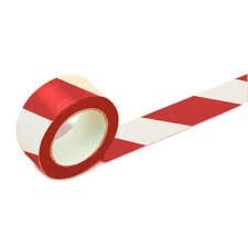 İthal Yer İşaretleme Bandı Kırmızı-Beyaz 50mmx27,5-33mt
