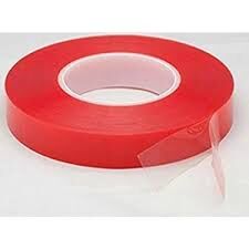 Orofol Çift Taraflı Şeffaf Bant Kırmızı 19mmx50mt