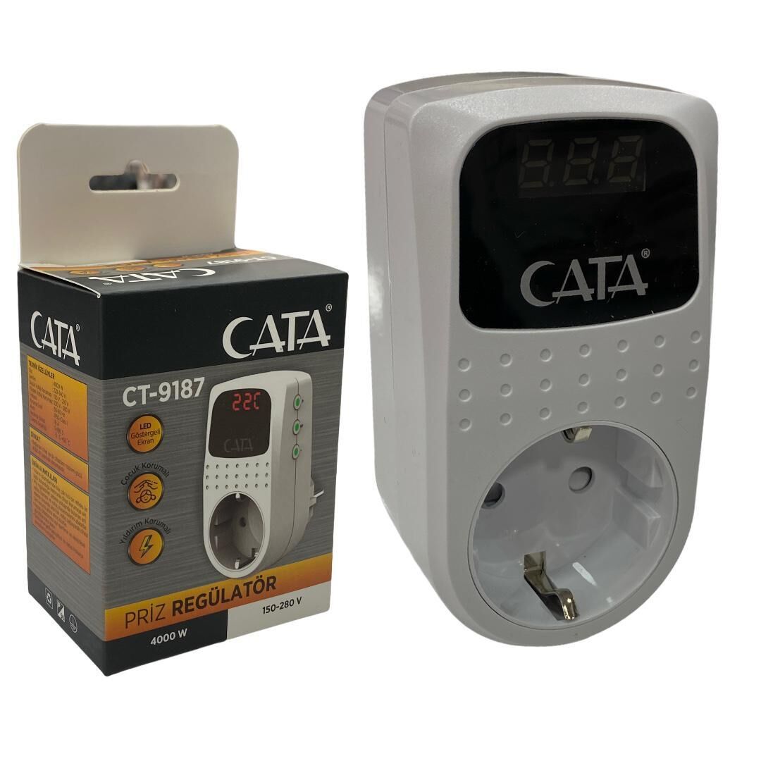 Cata CT-9187 Regülatör Priz 4000 Watt