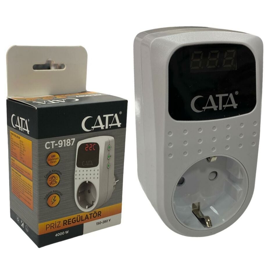 Cata CT-9187 Regülatör Priz 4000 Watt