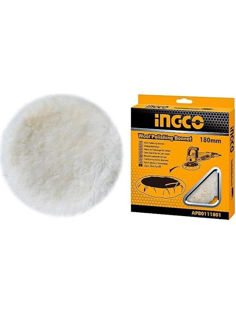 İngco Oto Yün Polisaj Cila Bonesi 180mm