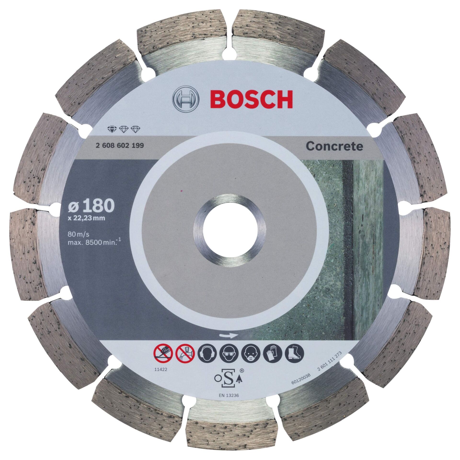 Bosch Elmas Kesme Disk SFConcrete 180x22.23mm