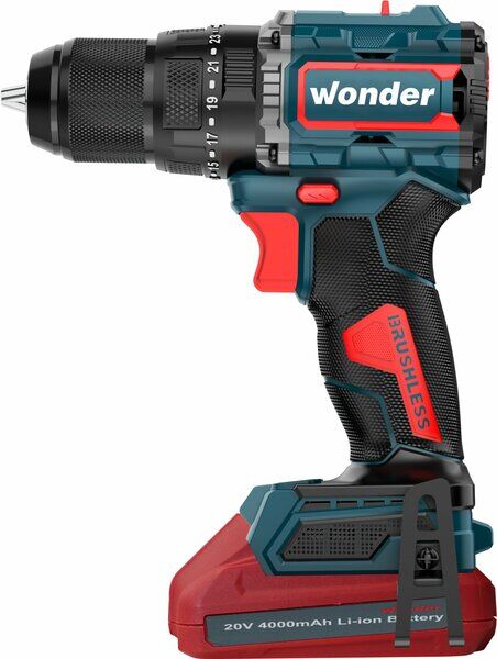 Wonder WAM26S2 20V 2.0Ah Li-ion Çift Akülü Kömürsüz Darbeli Matkap 85Nm