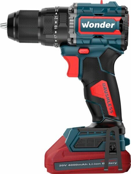 Wonder WAM26S2 20V 2.0Ah Li-ion Çift Akülü Kömürsüz Darbeli Matkap 85Nm