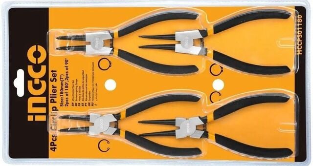 İngco Segman Pensesi 180 mm 4'Lü Set