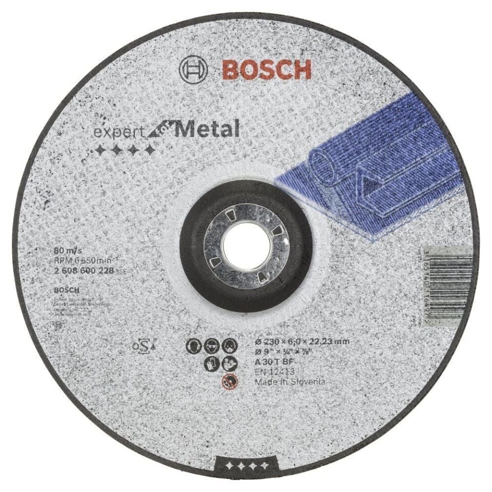 Bosch Exmetal Taşlama Taşı 230X6.0mm