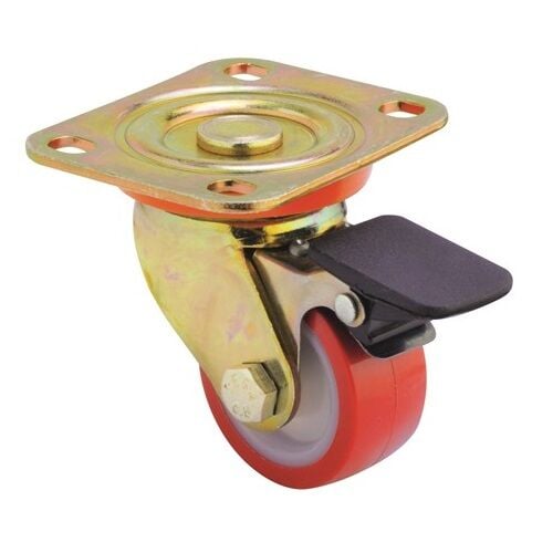 Osf02 Tp 055 Termoplastik Kaplı Ağır Yük Tekeri Frenli 55Mm