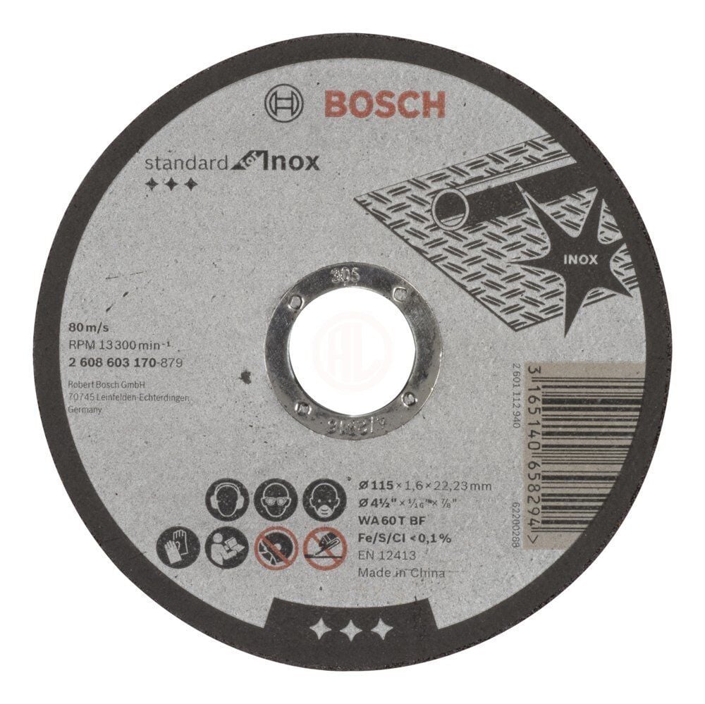 Bosch Sd Inox Rapido Kesme Taşı 115X1.6mm