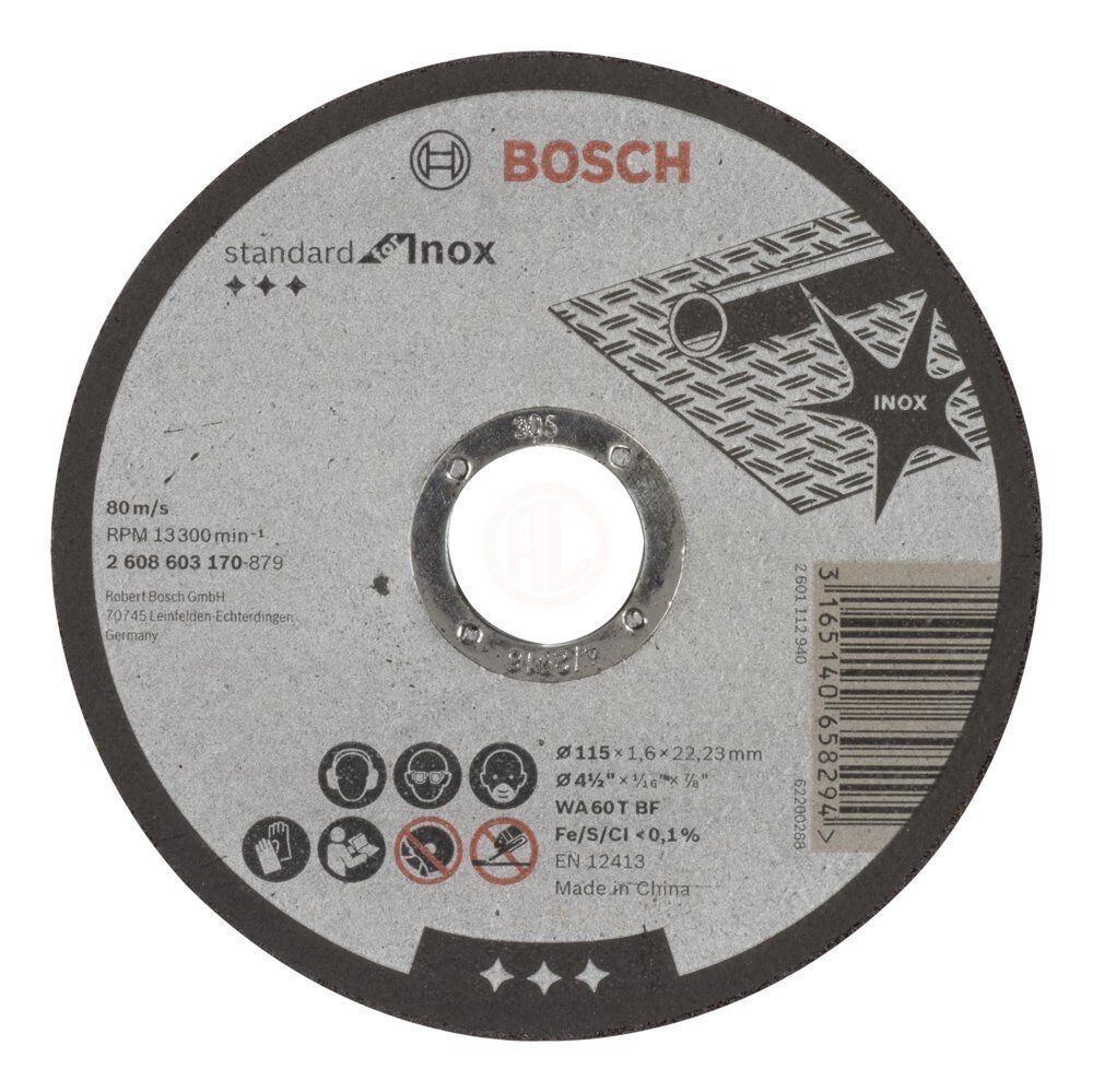 Bosch Sd Inox Rapido Kesme Taşı 115X1.6mm