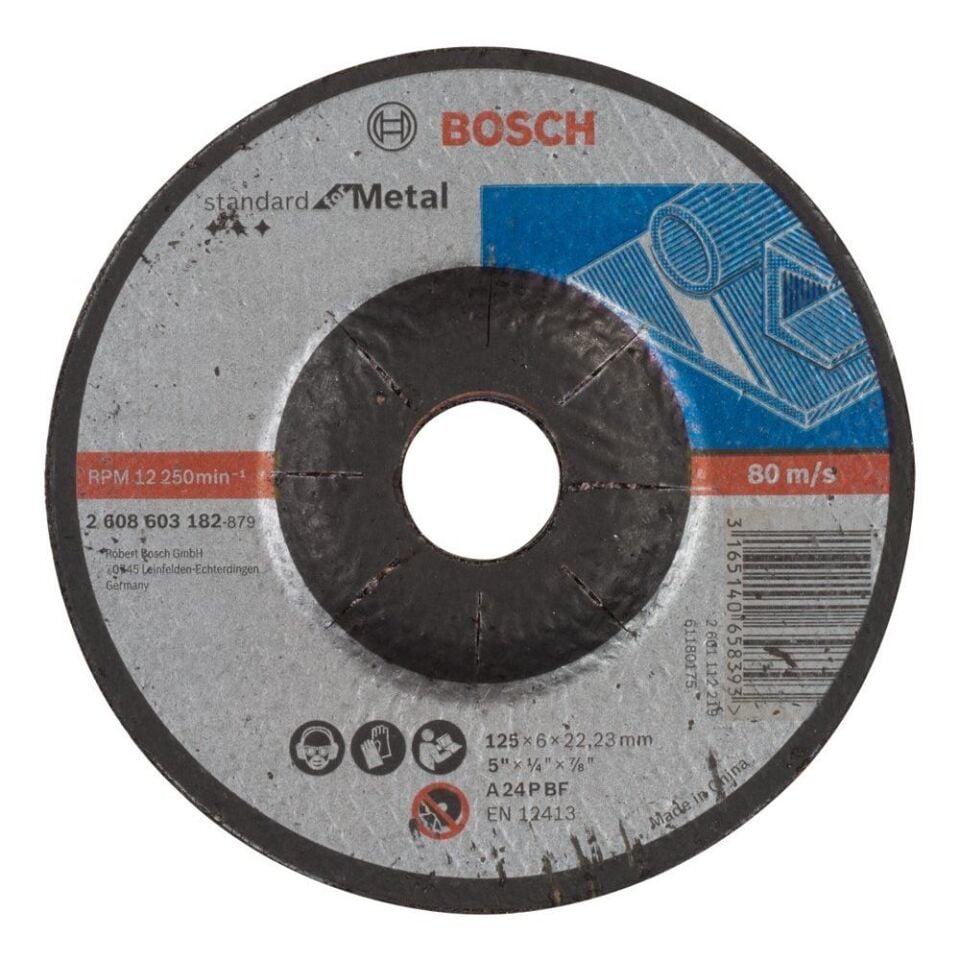Bosch Sd Metal Taşlama Taşı 125X6.0mm