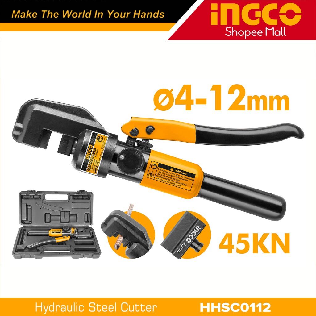 İngco Hidrolik Çelik Kesici (4-12mm)