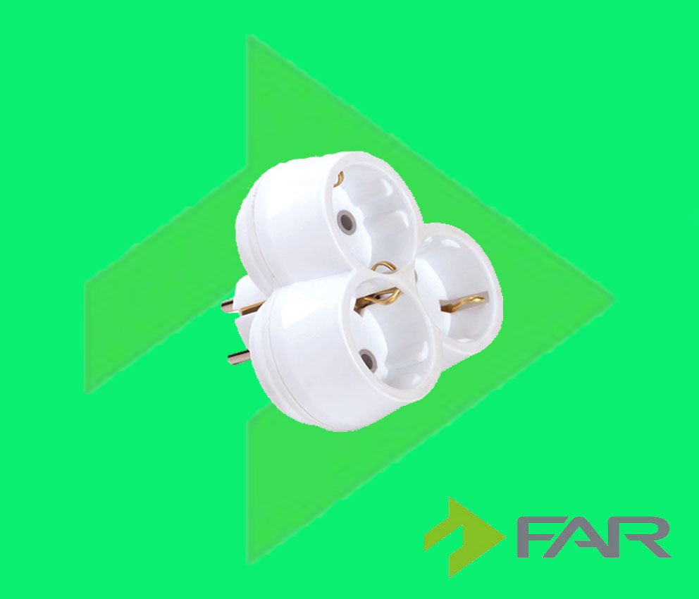 Far Üçlü Papatya Priz