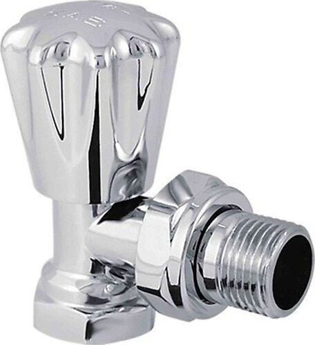 Kas Köşe Radyatör Vanası 1/2 Krom