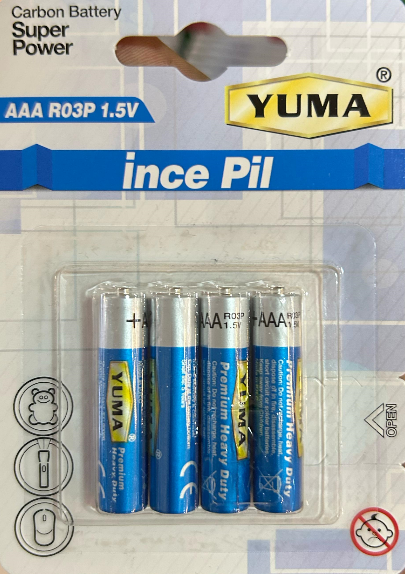 Yuma 27A Alkalin Pil 12V