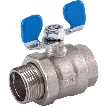Kas Tam Geçişli Erkek Kelebek Vana 1/2''
