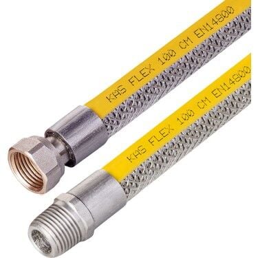 Kas 1/2-1/2 75 Cm Örgülü Doğalgaz Flex