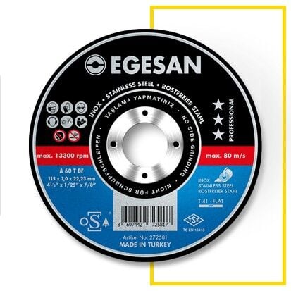 Egesan Pro İnce Inox Kesici 230x1,9x22,23