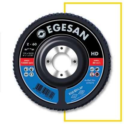Egesan Pro Zr Flap Disk 115x22,23 60 Kum