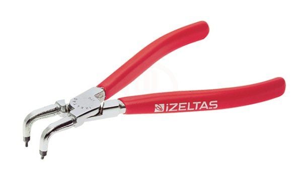 İZELTAŞ Çakma Uçlu İç Segman Pense Eğri 290 mm