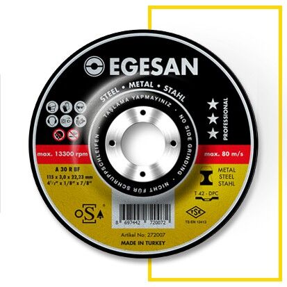 Egesan Pro Metal Kesici 115x3,0x22,23