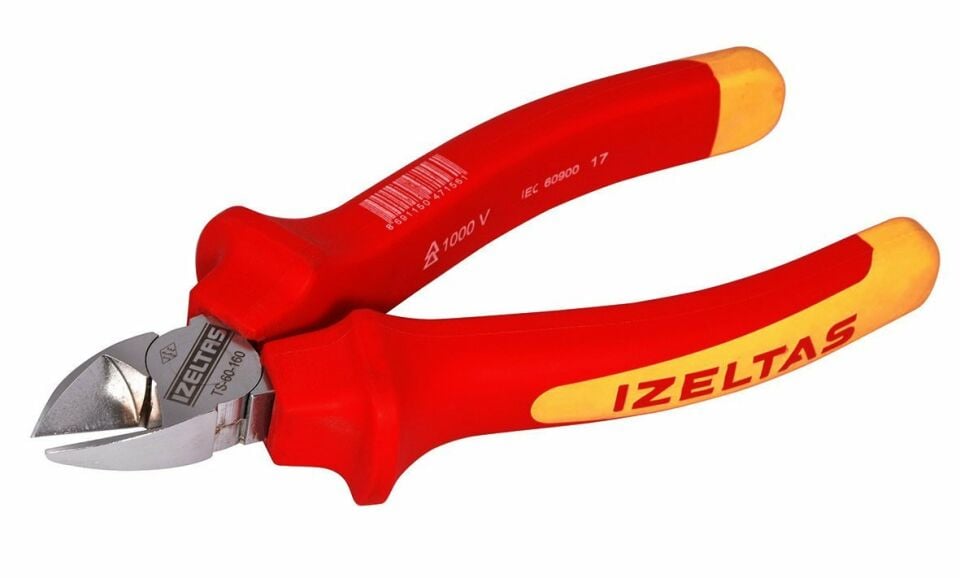 İzeltaş 1000V Elektrikçi İzoleli Yan Keski 180mm