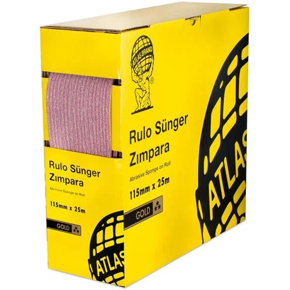 Atlas Gt Rulo Sünger Zımpara 115mmx180 Kum