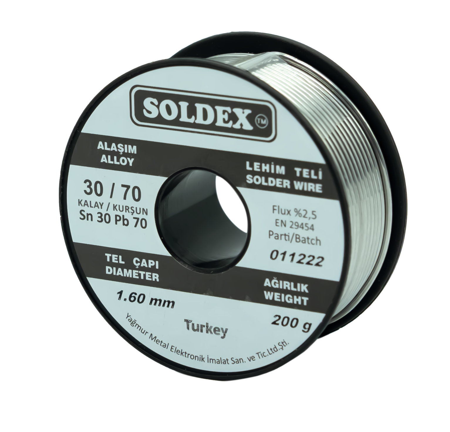 Lehim Teli 1.6mm SN30/PB70 200gr - 026