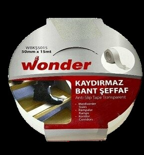 Wonder Kaydırmaz Bant Şeffaf 25mmx5mt