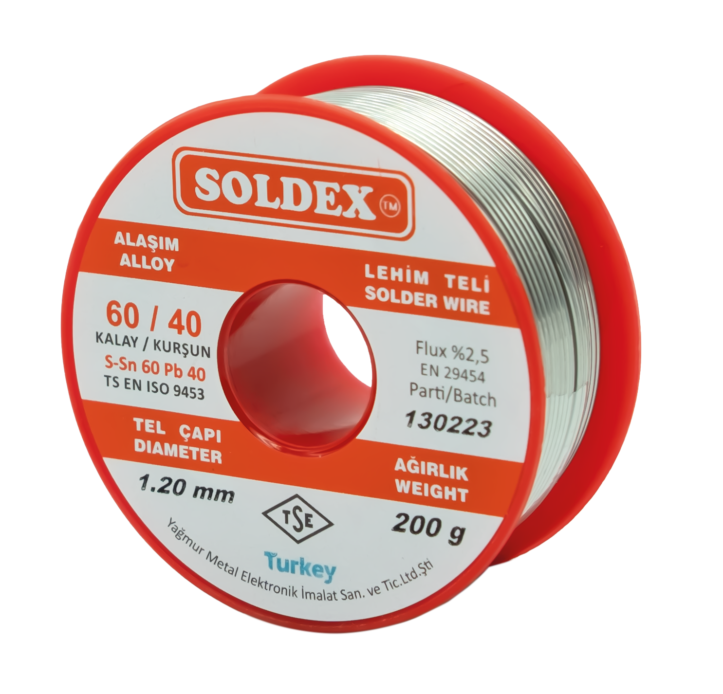 Lehim Teli 1.2mm SN60/PB40 200gr - 022