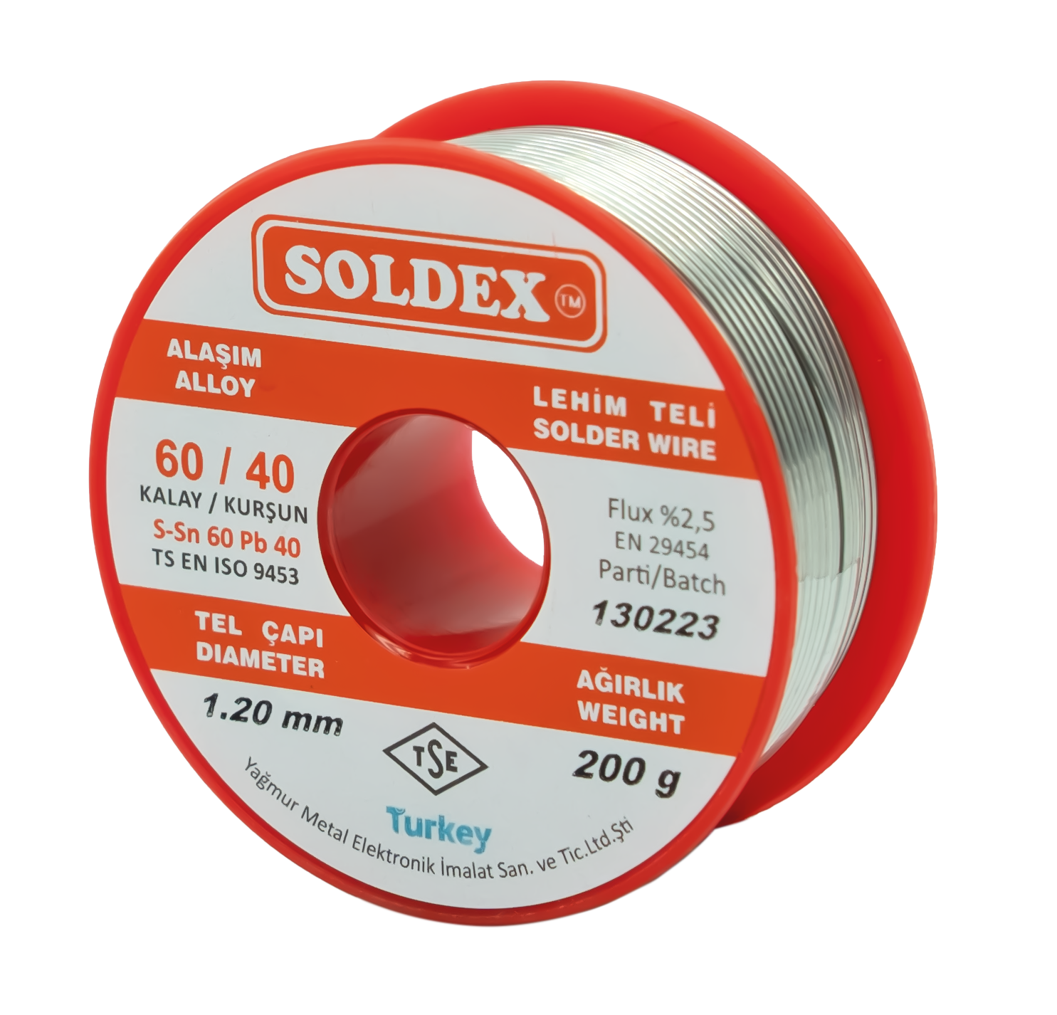 Lehim Teli 1.2mm SN60/PB40 200gr - 022