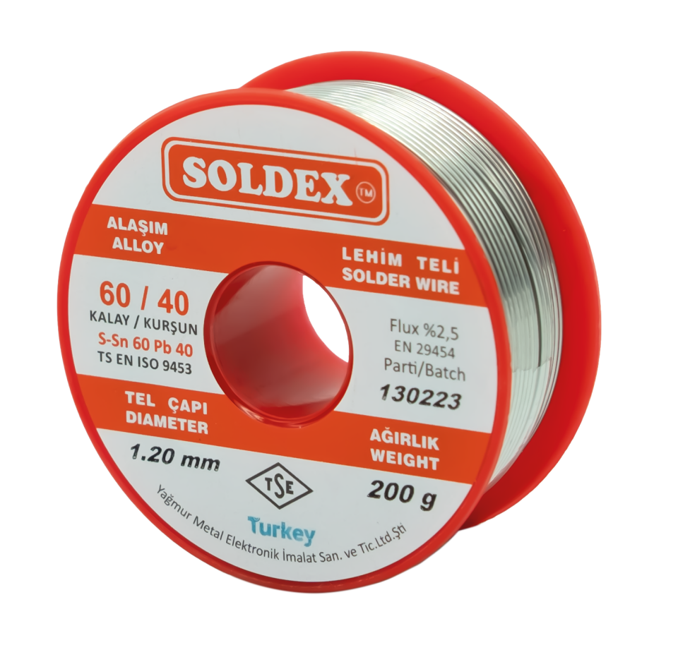 Lehim Teli 1.2mm SN60/PB40 200gr - 022